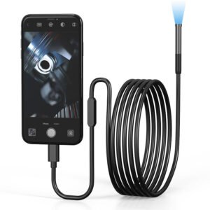 USB-C Endoscope Inspection Camera – 7.9mm Waterproof Borescope