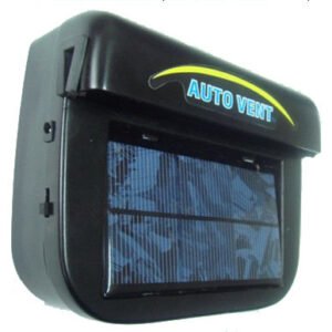 Solar-Powered Car Window Cooling Fan