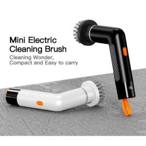 Cordless Electric Spin Scrubber – 4 Brush Heads