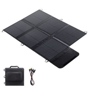 120W Foldable Camping Solar Panel Kit – Built-in MPPT, Waterproof