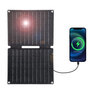 60W Foldable Solar Panel Charger – Monocrystalline USB, Waterproof ETFE