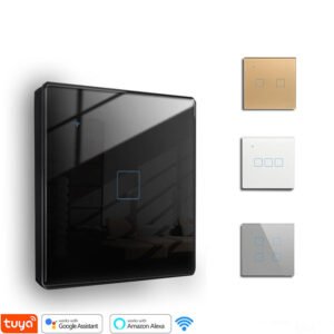 Smart WiFi Touch Wall Light Switch – App & Voice Control