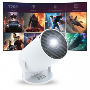 HY300 Mini Portable Projector – WiFi Android Smart Home Cinema