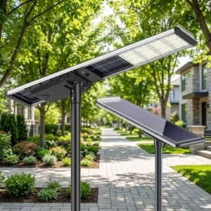 120-LED Solar Security Light – PIR Motion Sensor