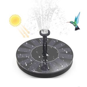 Solar-Powered Floating Fountain Water Pump – Garden & Bird Bath