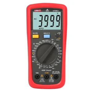 UNI-T UT39C+ Digital Multimeter 4000 Count Frequency Temperature 10mF Voltage Tester 220V 1 Year Warranty