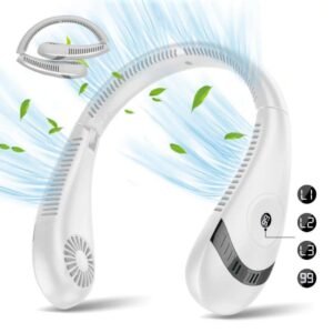 Bladeless Hanging Neck Fan – Hands-Free Wearable Cooler